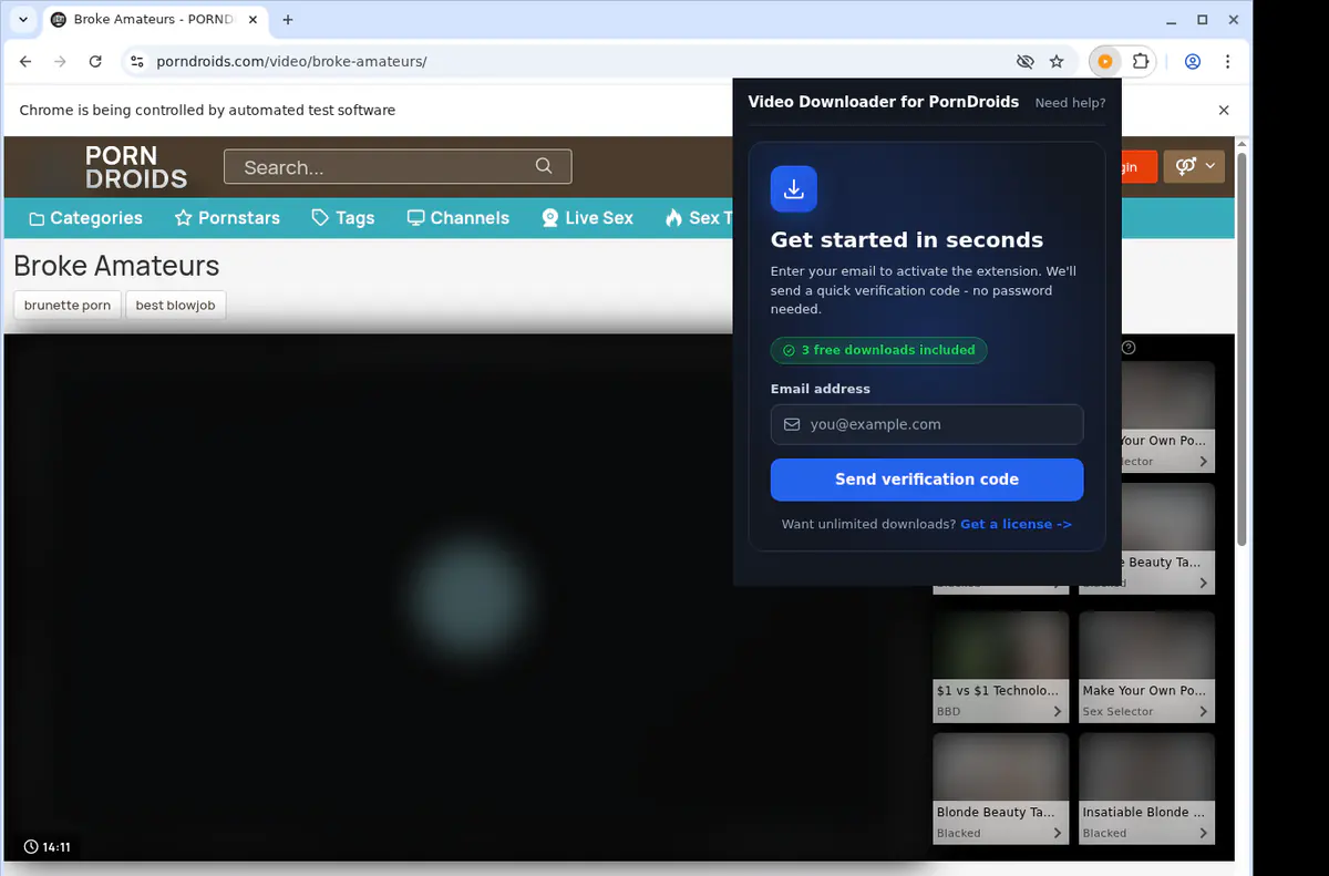 Porndroids Video Downloader screenshot 5